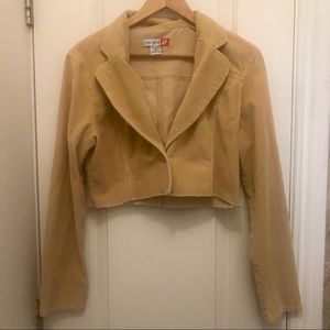Cropped Corduroy Jacket